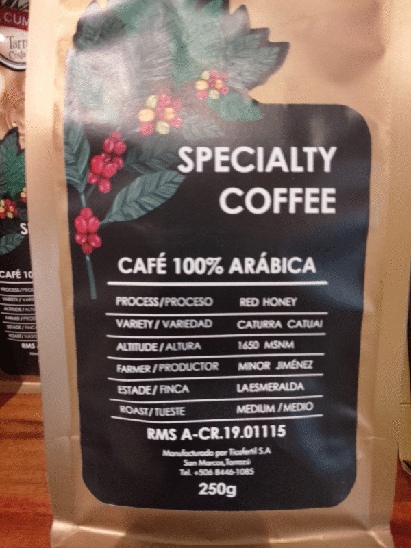 La Cumbre Tarrazú – Costa Rica Specialty Coffee 250g limited microbatch – Bild 3