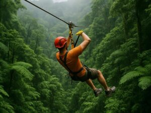 Abenteuerliche Zipline-Tour