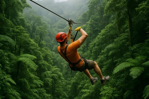 Abenteuerliche Zipline-Tour